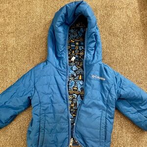 COLUMBIA infant winter coat. It’s reversible!